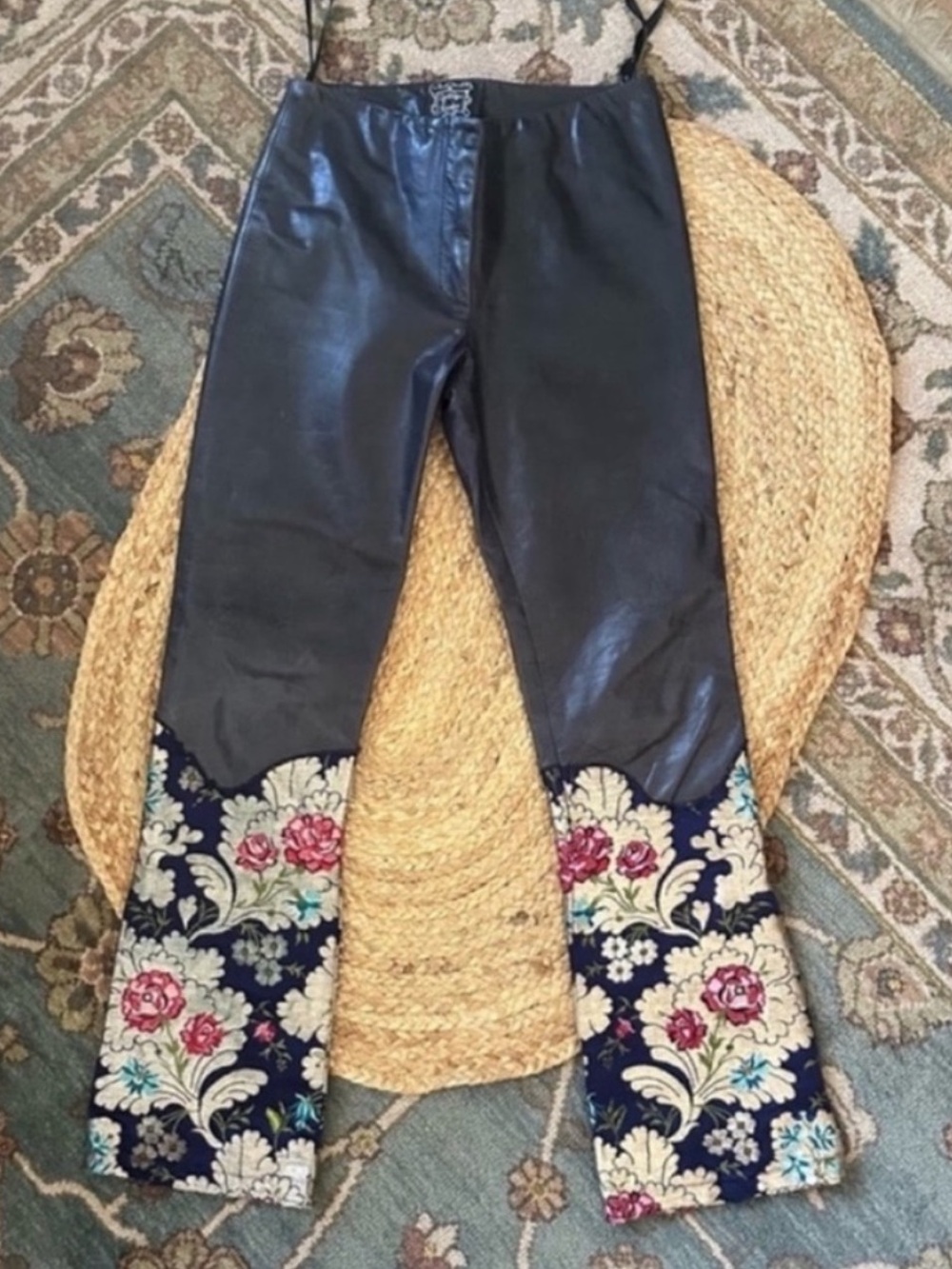 Mid 90s Cynthia Rowley Lamb Leather Pants
